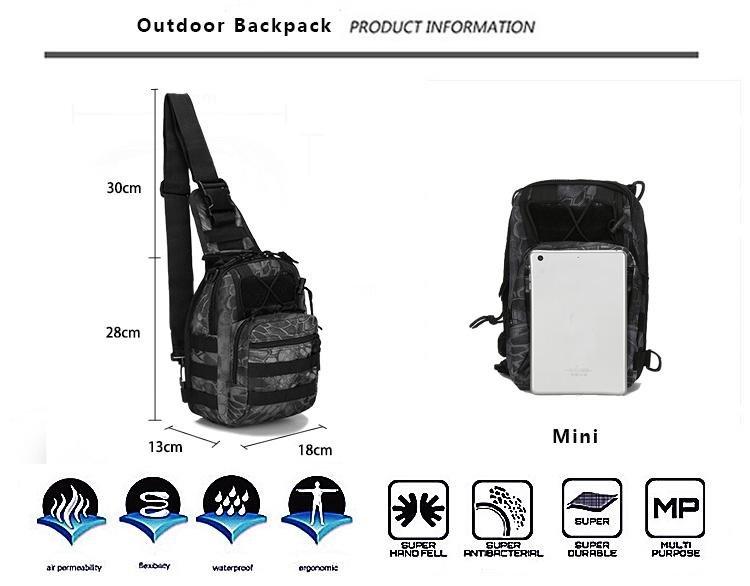 Military Tactical Crossbody Sling Bag