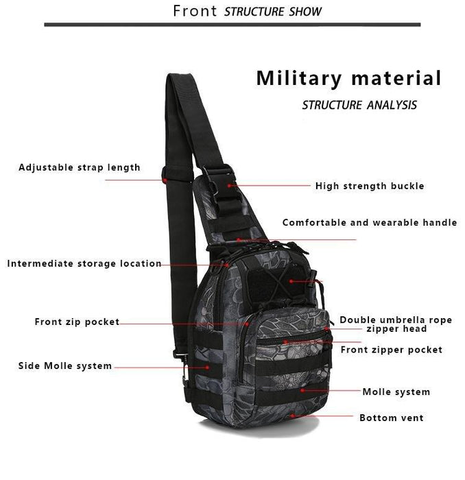 Military Tactical Crossbody Sling Bag