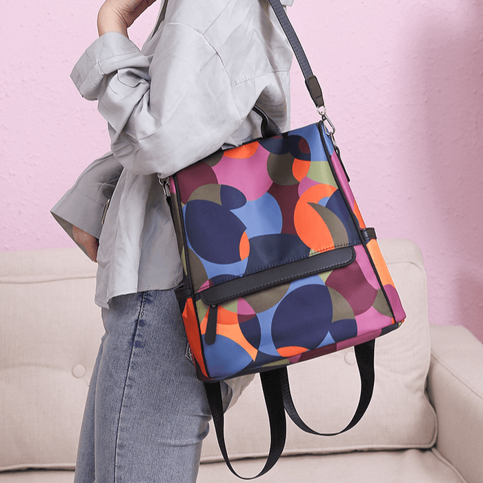 Oxford Anti-Theft Backpack - Colorful
