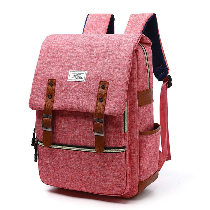 Vintage Laptop School Backpack