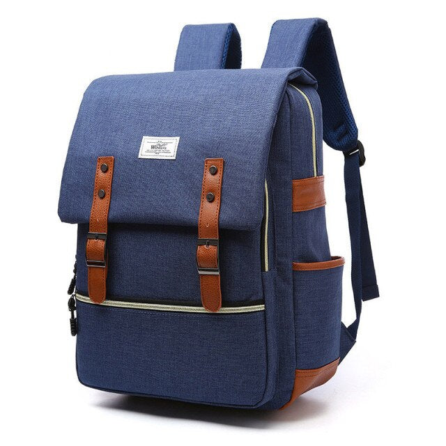 Vintage Laptop School Backpack