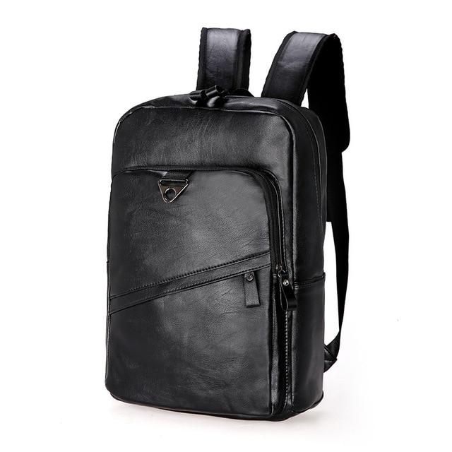 Vegen Leather Travel Laptop Backpack