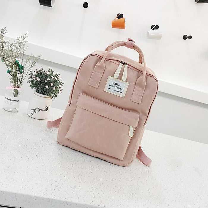 Korean Style Canvas Tote Backpack