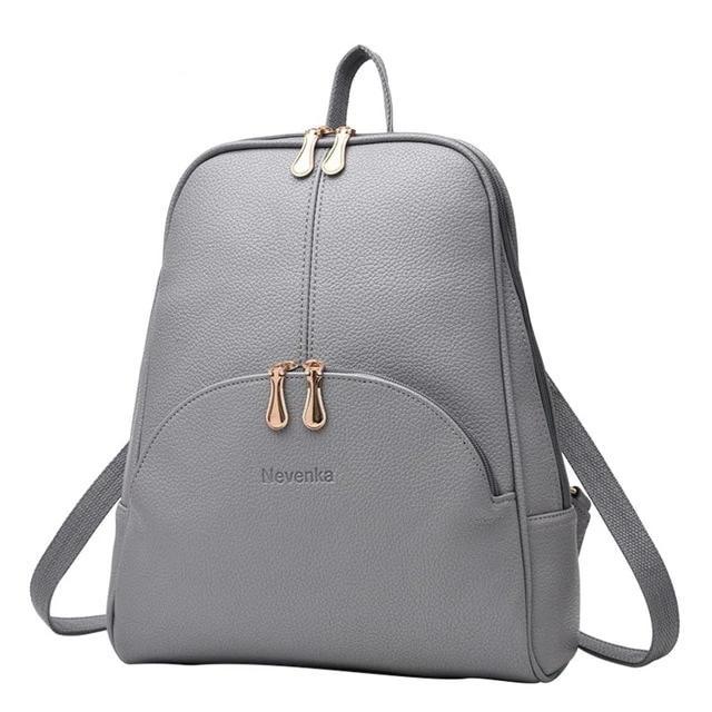 Slim Faux Leather Nevenka Backpack