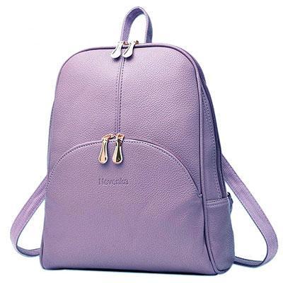 Slim Faux Leather Nevenka Backpack