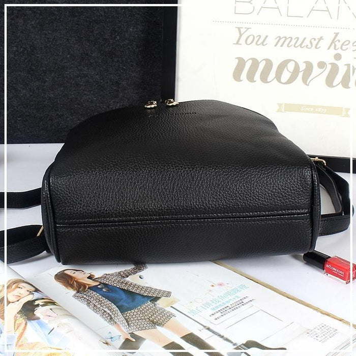 Slim Faux Leather Nevenka Backpack