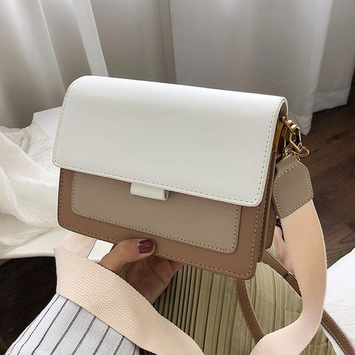 Small Contrast Messenger Bag