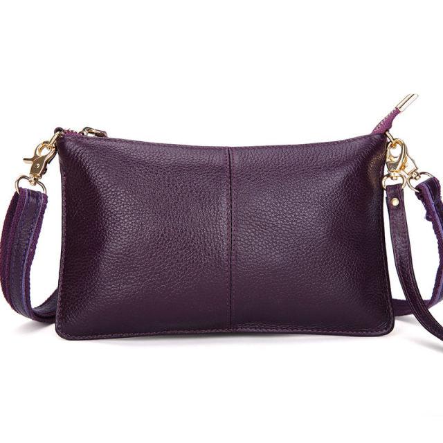 Small Leather Clutch Handbag