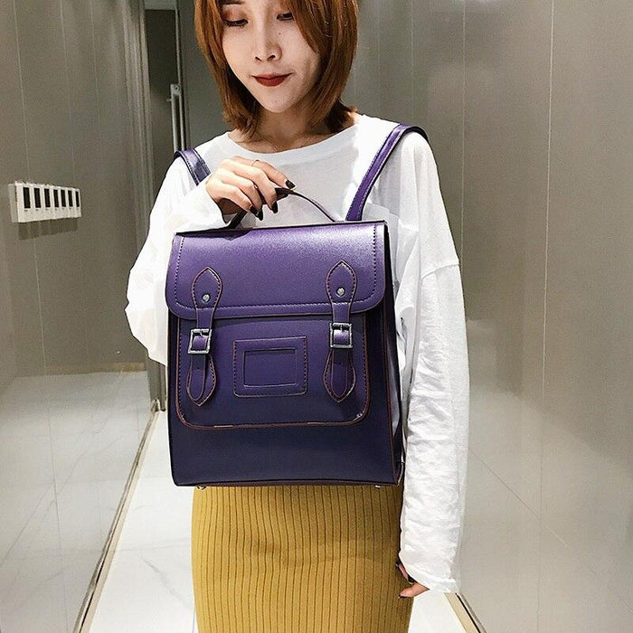 The British Style Satchel Backpack