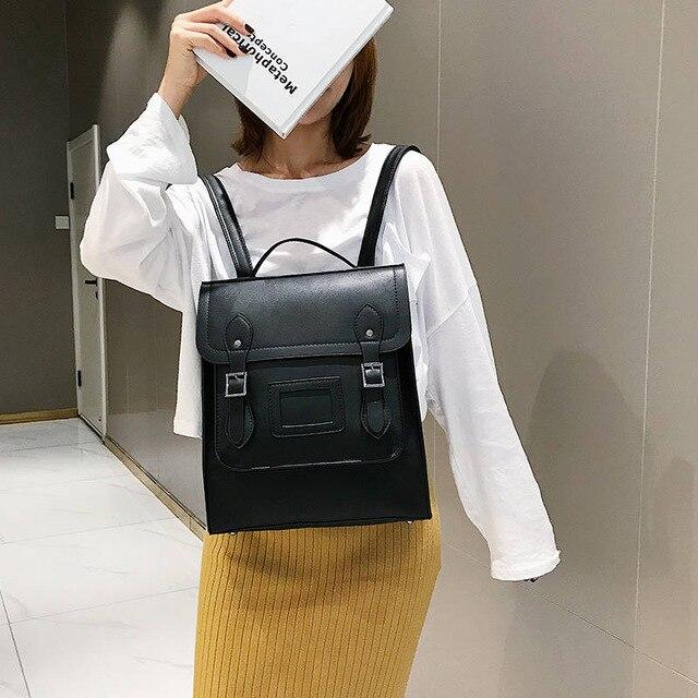 The British Style Satchel Backpack