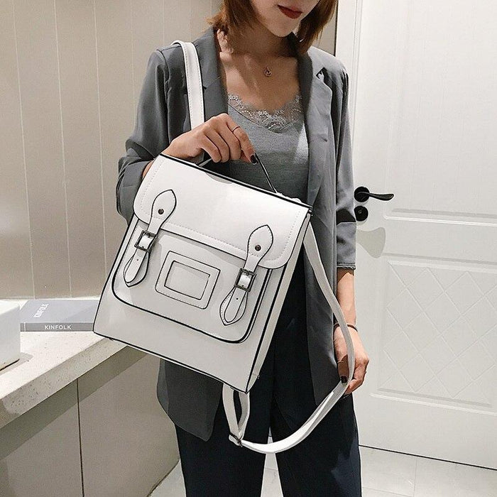 The British Style Satchel Backpack