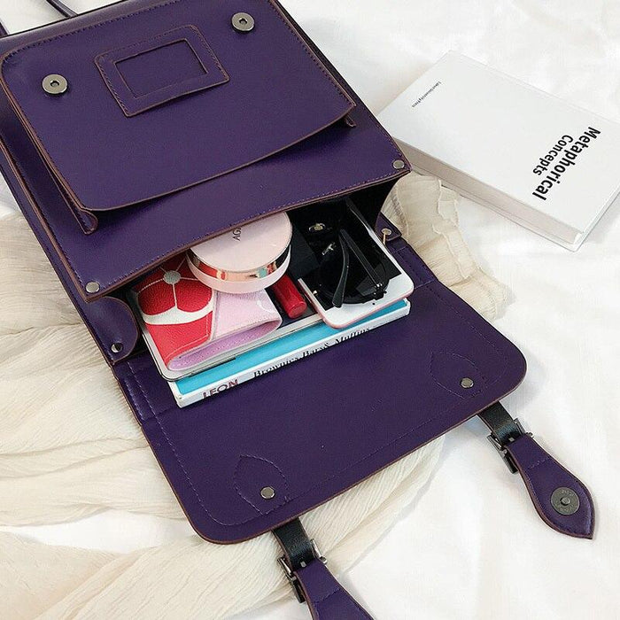 The British Style Satchel Backpack
