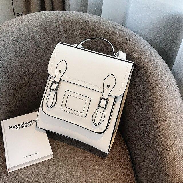 The British Style Satchel Backpack