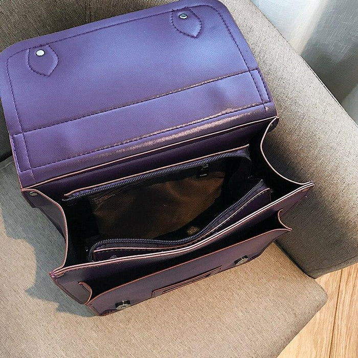 The British Style Satchel Backpack
