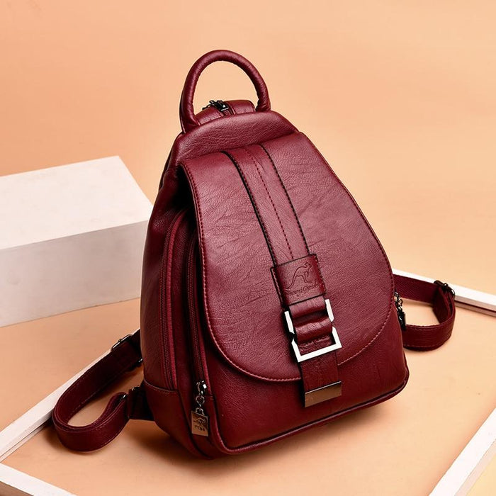The Classic - Genuine Leather Backpack Purse