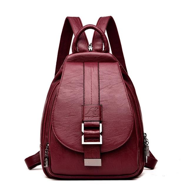 The Classic - Genuine Leather Backpack Purse