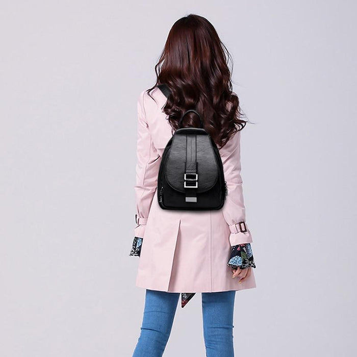 The Classic - Genuine Leather Backpack Purse