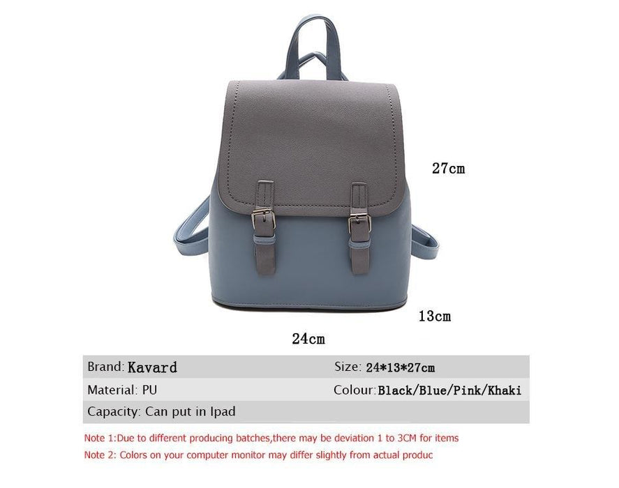 Small Vegan Leather Backpack Purse