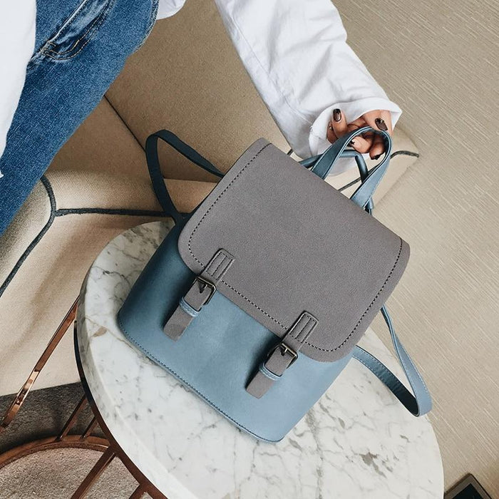Small Vegan Leather Backpack Purse