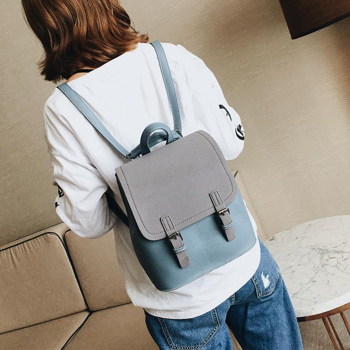 Small Vegan Leather Backpack Purse