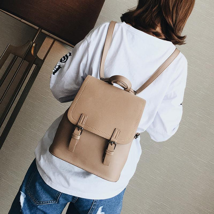 Small Vegan Leather Backpack Purse