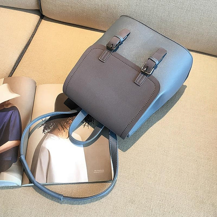 Small Vegan Leather Backpack Purse