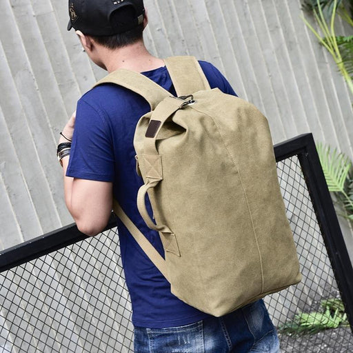 Military Canvas Army Duffle Backpack From Pesann