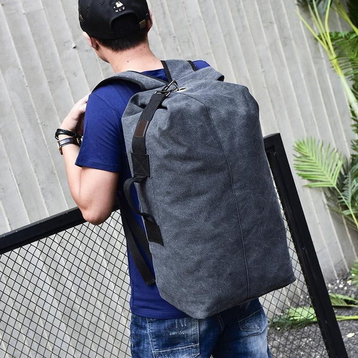 Military Canvas Army Duffle Backpack From Pesann