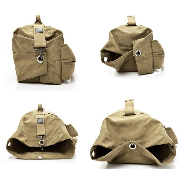 Military Canvas Army Duffle Backpack From Pesann