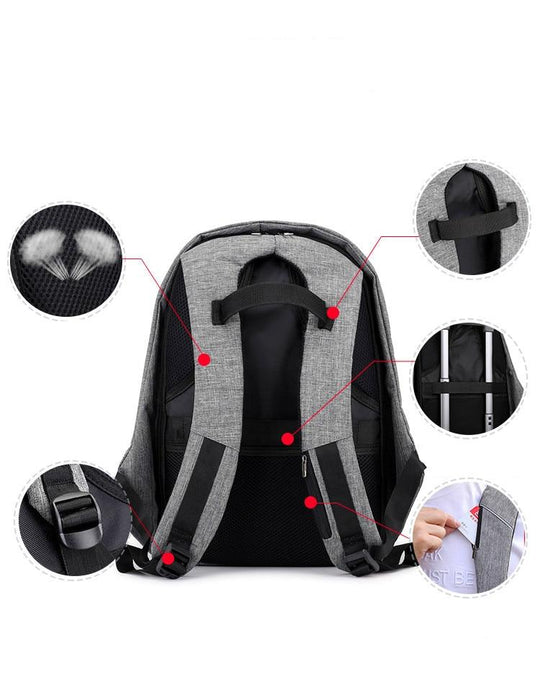 Wide Open Anti-theft Laptop Backpack