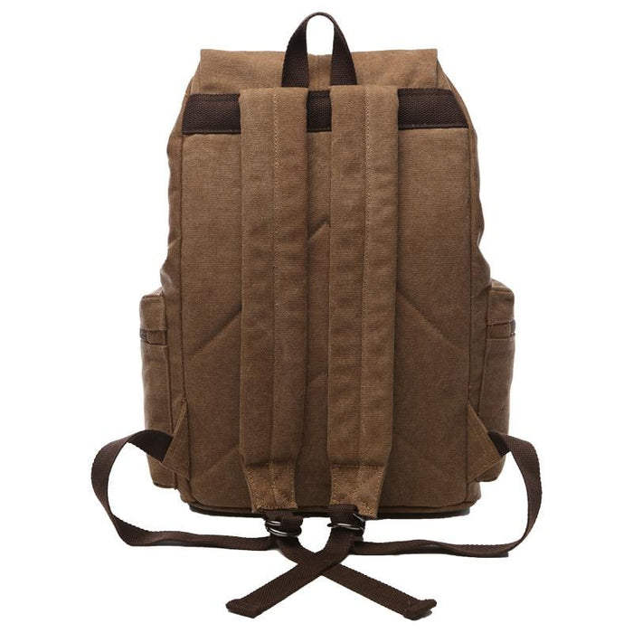 Vintage Large Canvas School Backpack