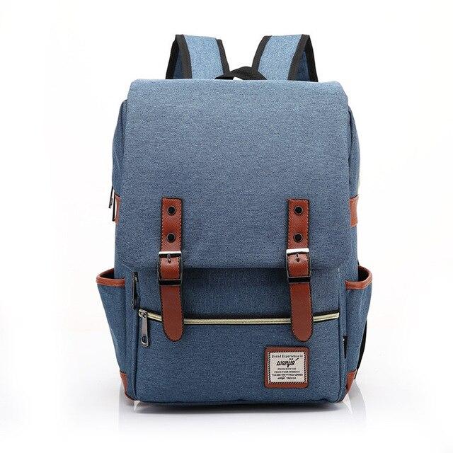 Vintage Travel Laptop School Backpack