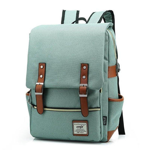 Vintage Travel Laptop School Backpack