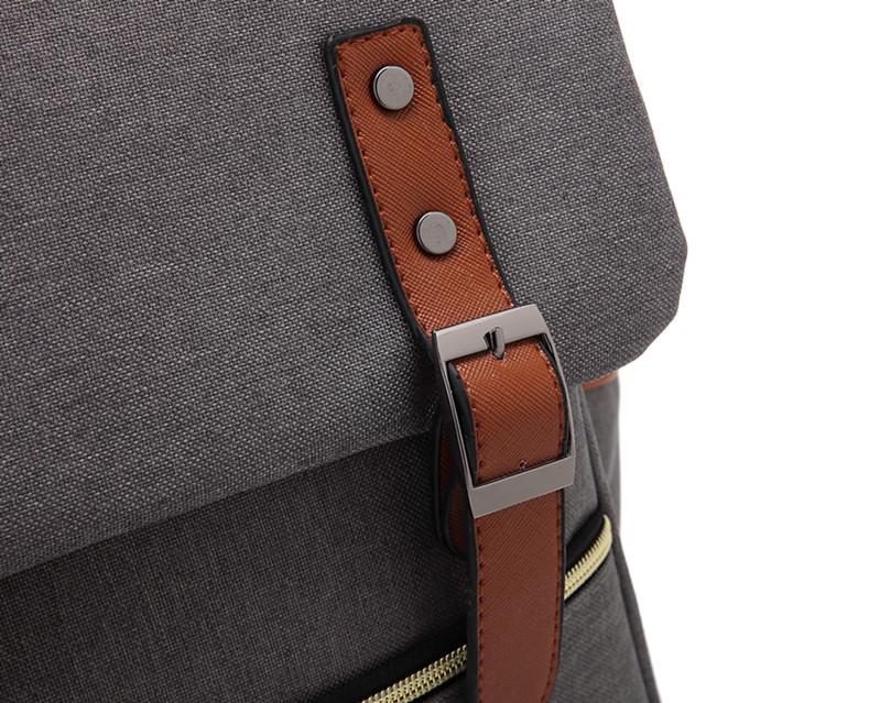 Vintage Travel Laptop School Backpack