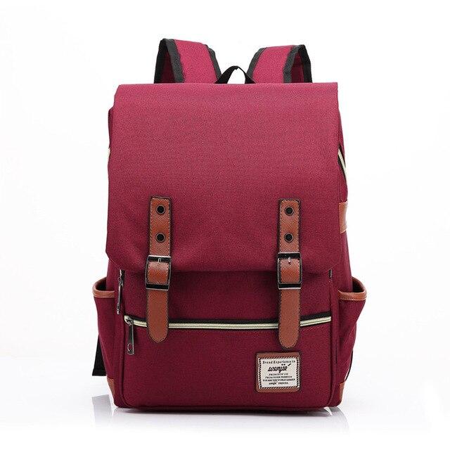 Vintage Travel Laptop School Backpack