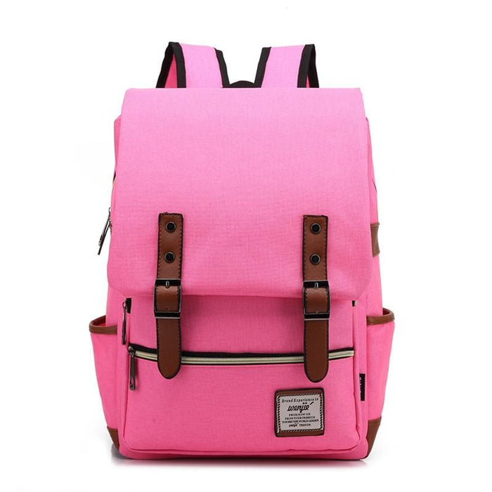 Vintage Travel Laptop School Backpack