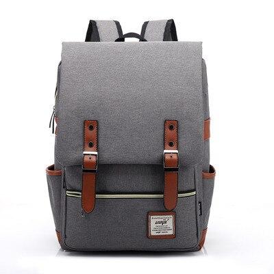 Vintage Travel Laptop School Backpack