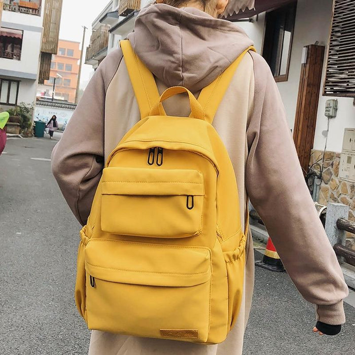 Waterproof Nylon Mochilas School Backpack
