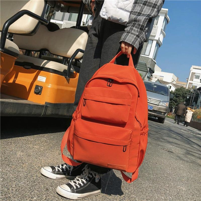 Waterproof Nylon Mochilas School Backpack