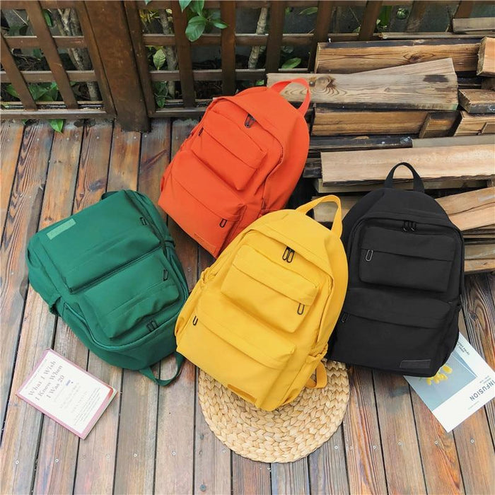 Waterproof Nylon Mochilas School Backpack