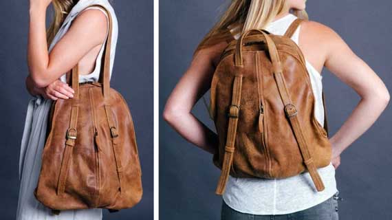 Convertible Laptop Backpack Shoulder Bag