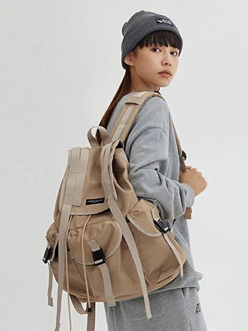 Expatrié mini backpack Pauline made of imitation leather for women