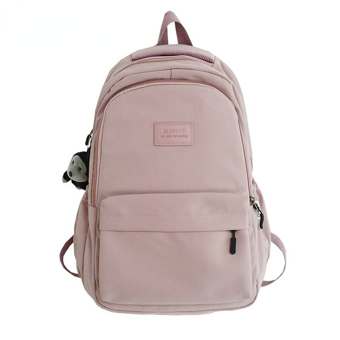 Korean Style Waterproof Nylon School Backpack