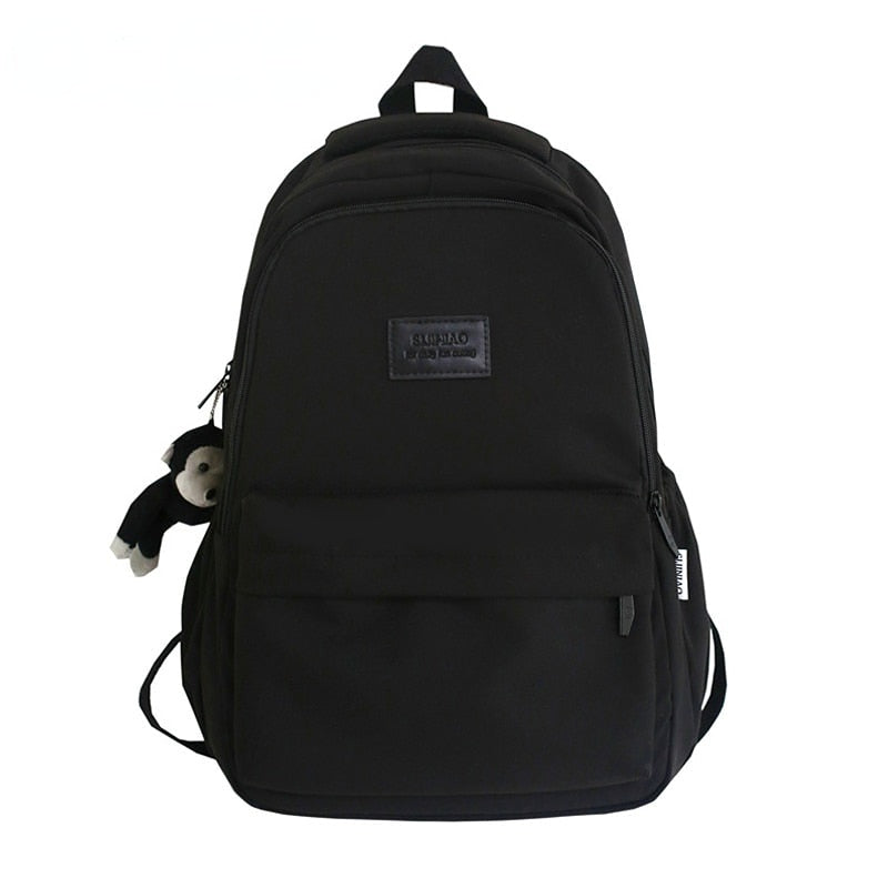 Korean Style Waterproof Nylon School Backpack — Pesann.com