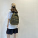 Front Pocket Small Canvas Backpack Plain Canvas School Backpack