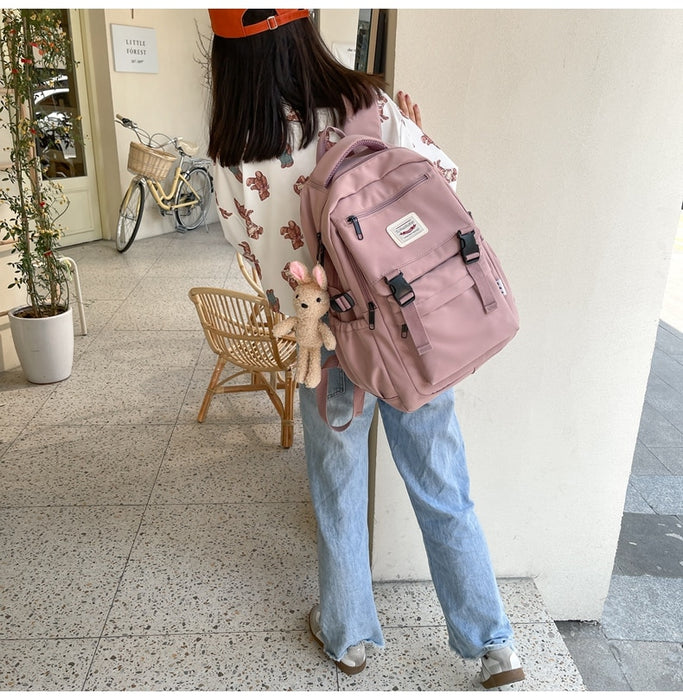 Waterproof Nylon Student School Backpack