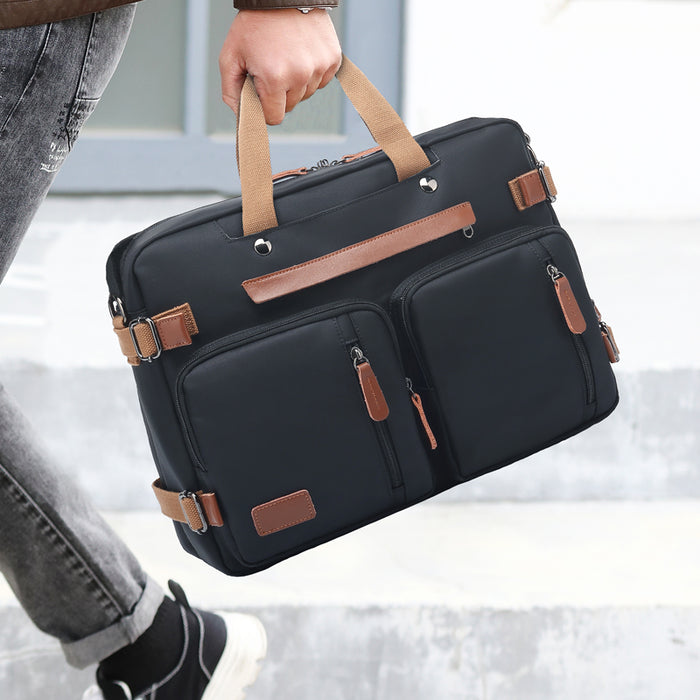 Amazon.com: 3 in 1 Convertible Laptop Briefcases Messenger Shoulder Bag  Backpack 15.6 Inch for MacBook Pro 16/Air 15/Pro 15, Surface Book, Dell XPS  17 : Electronics
