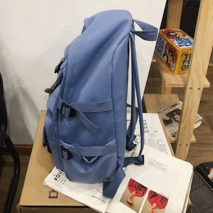 Front Pocket Waterproof School Backpack —