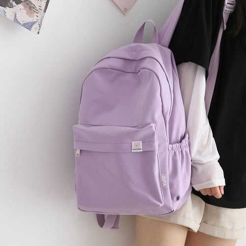 Waterproof Large Simple School Backpack