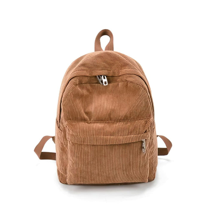 Vintage Corduroy Mini School Backpack